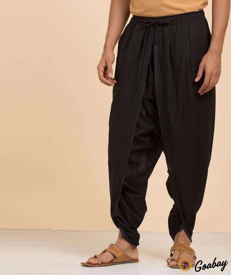 Ivory Chanderi Cotton Dhoti Pants Design by SANCHIT SHARMA at Pernia's Pop  Up Shop 2024